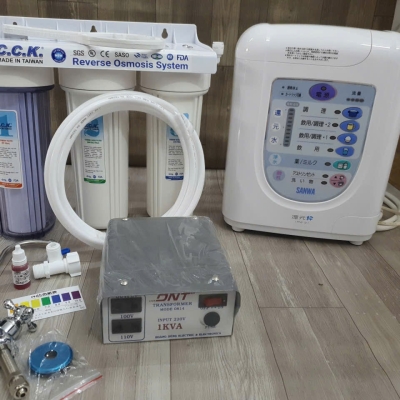 COMBO MÁY LỌC NƯỚC ĐIỆN GIẢI ION KIỀM NHẬT BẢN SANWA RW-2