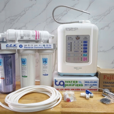 Combo Máy Lọc Nước Điện Giải Ion Kiềm Nhật Bản Trim Ion H-1