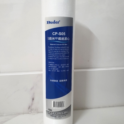 Lõi Bông (Lõi PP) Dùng Thay Thế Cho Lõi Số 1 Của Bộ Tiền Lọc Ion Kiềm, Bộ Lõi RO (Hãng Buder)