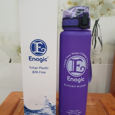 Bính Đựng Nước Kangen Tím 1 Lít Nhám Dài