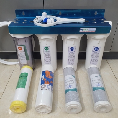 Bộ Lọc Thô Đầu Nguồn 4 Cấp Lọc 10 Inch