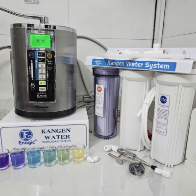 Combo Trọn Bộ Máy Lọc Nước Điện Giải Ion Kiềm Panasonic TK-HS90
