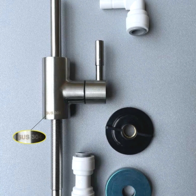 Vòi Ngắn (PHI 10) Inox 304 Dành Cho Máy Lọc Nước Điện Giải Ion Kiềm