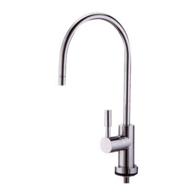 Vòi Inox 304 Nối Nhanh Ống 6 Hoặc 10. Cho Máy RO Và Ion Kiềm Có Vòi Trên