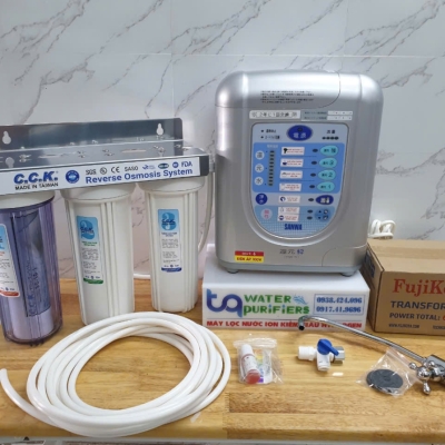 COMBO MÁY LỌC NƯỚC ĐIỆN GIẢI ION KIỀM NHẬT BẢN SANWA RW5